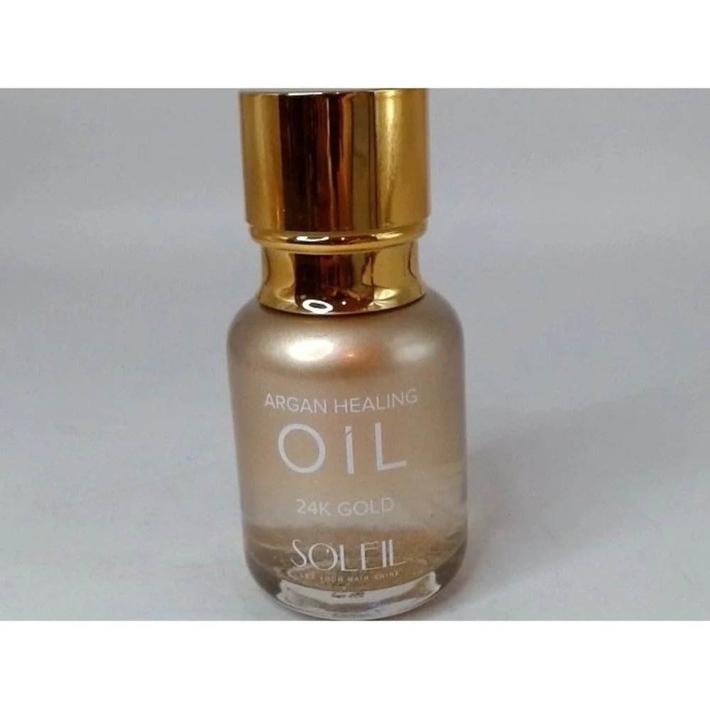 Soleil - Let Your Hair Shine Argan Healing Oil 24k Gold,1.69 fl oz, BRAND NEW